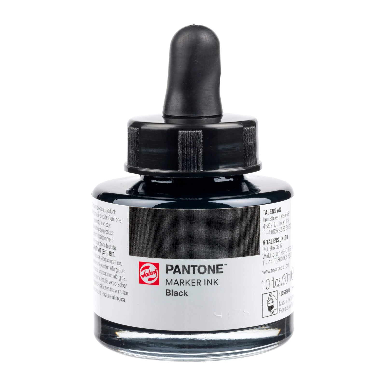 Talens | Pantone Marker-Tinte 30 ml Black - Kidis Art