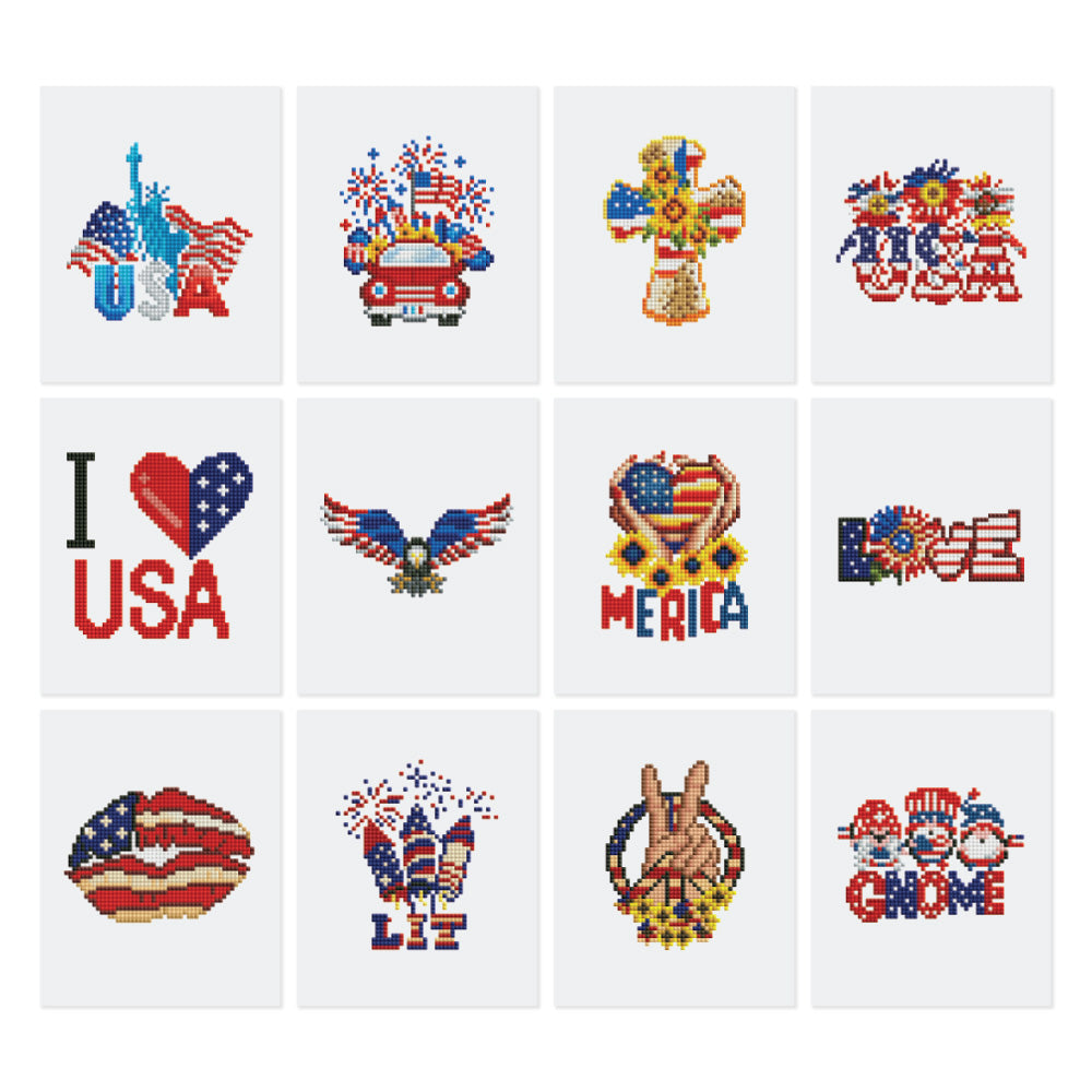 Mini-Serie Diamond Painting – Amerika - Kidis Art
