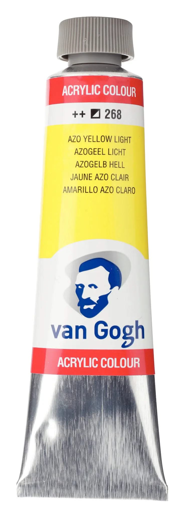 Van Gogh Acrylfarbe Tube 40 ml Azogelb Hell 268 - Kidis Art