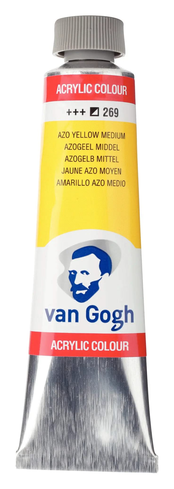 Van Gogh Acrylfarbe Tube 40 ml Azogelb Mittel 269 - Kidis Art