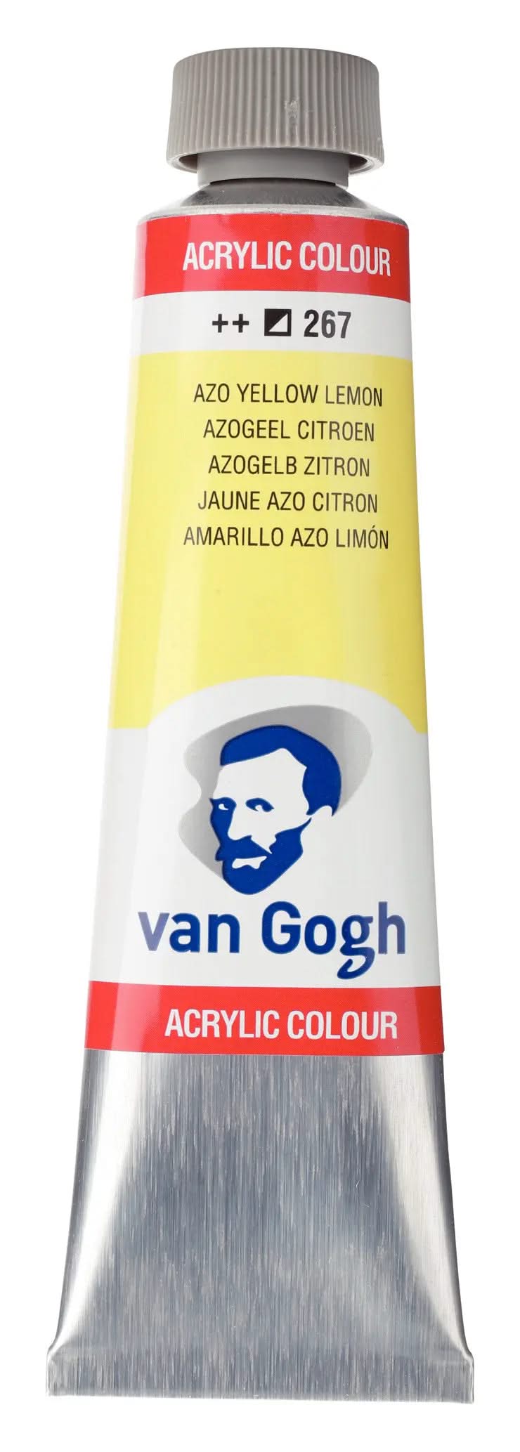Van Gogh Acrylfarbe Tube 40 ml Azogelb Zitrone (Primär) 267 - Kidis Art