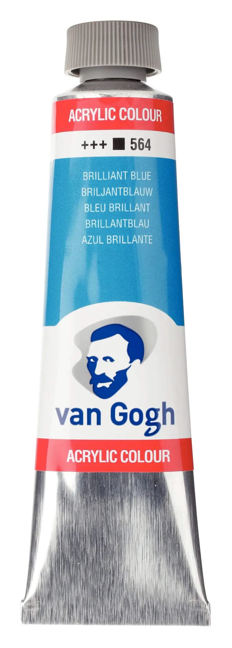 Van Gogh Acrylfarbe Tube 40 ml Brillantblau 564 - Kidis Art