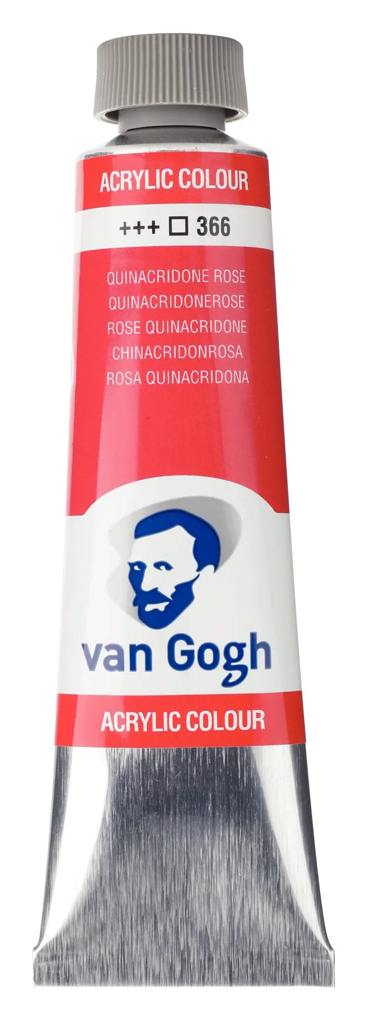 Van Gogh Acrylfarbe Tube 40 ml Chinacridonrosa (Primär) 366 - Kidis Art