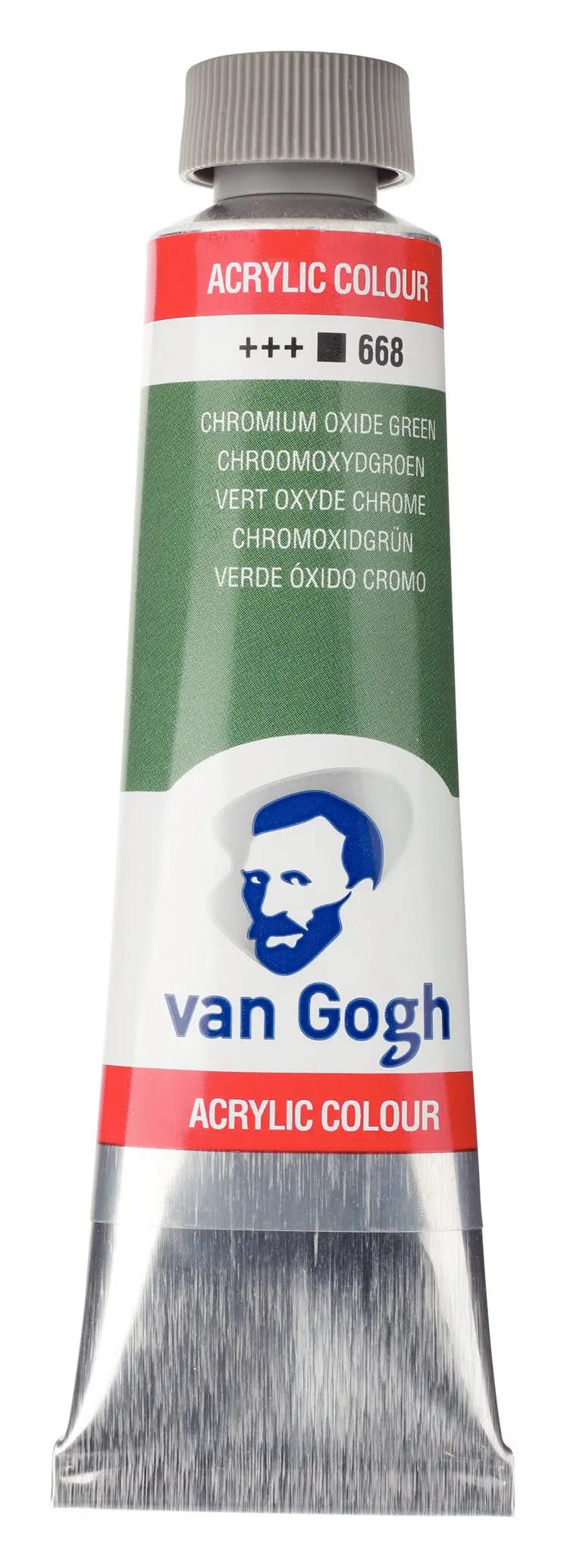 Van Gogh Acrylfarbe Tube 40 ml Chromoxidgrün 668 - Kidis Art
