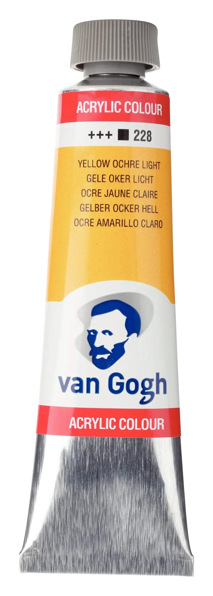 Van Gogh Acrylfarbe Tube 40 ml Gelber Ocker Hell 228 - Kidis Art