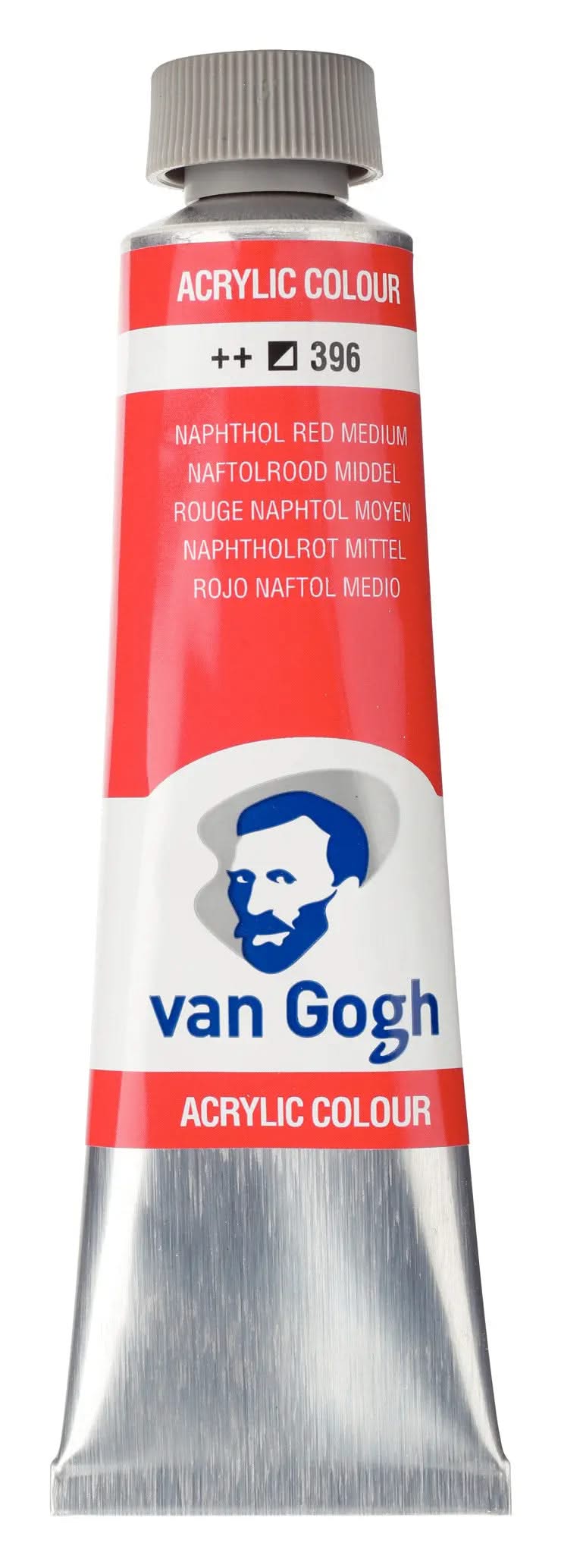 Van Gogh Acrylfarbe Tube 40 ml Naphtholrot Mittel 396 - Kidis Art