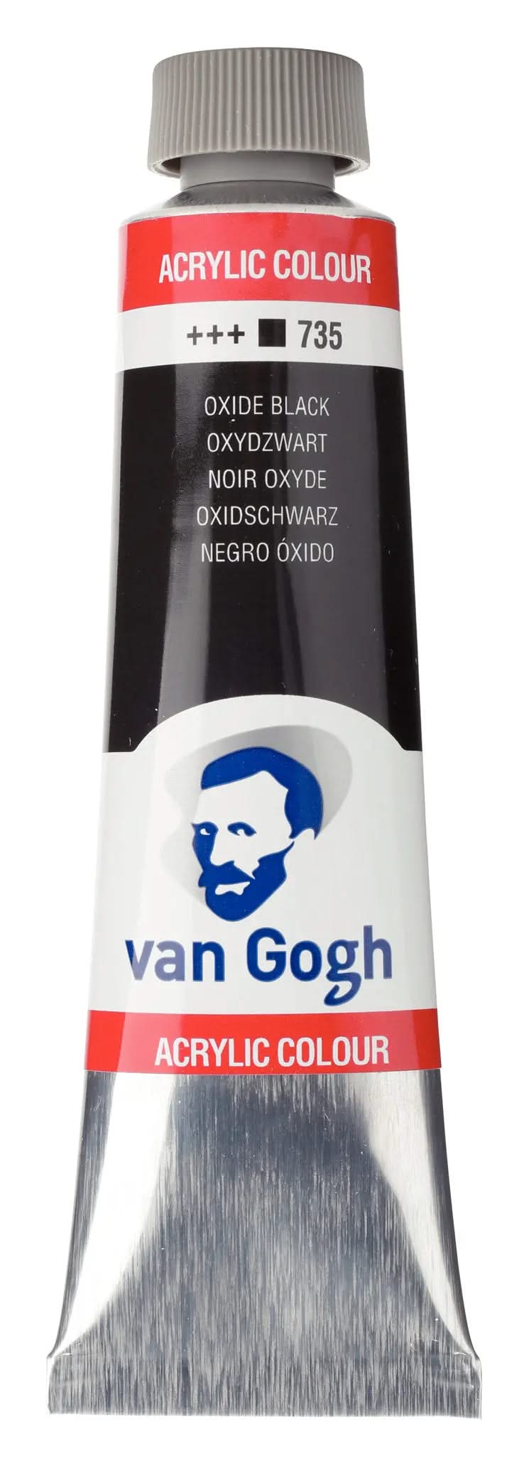 Van Gogh Acrylfarbe Tube 40 ml Oxidschwarz 735 - Kidis Art