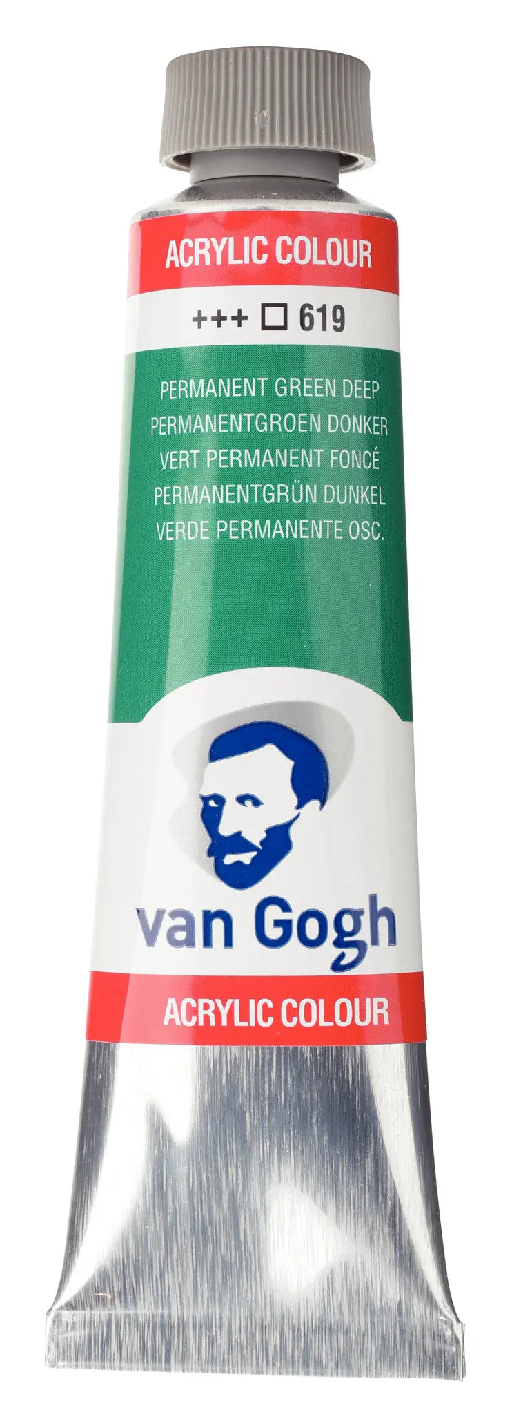 Van Gogh Acrylfarbe Tube 40 ml Permanentgrün Dunkel 619