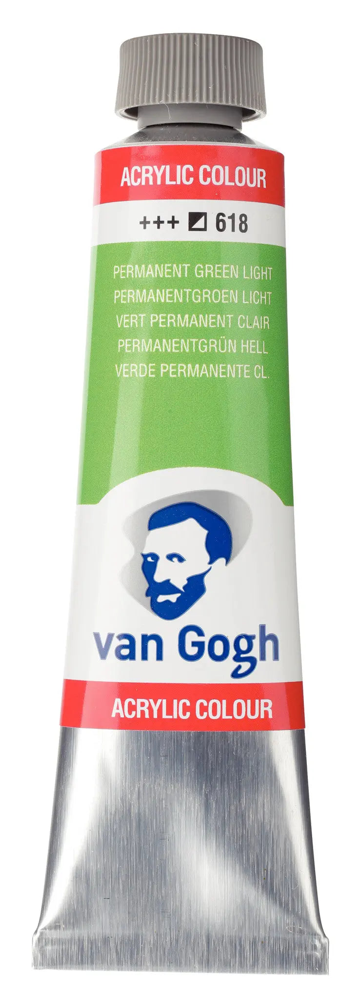 Van Gogh Acrylfarbe Tube 40 ml Permanentgrün Hell 618