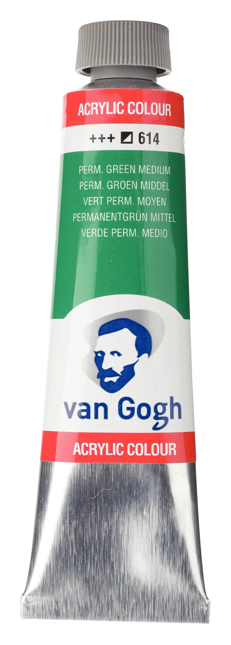 Van Gogh Acrylfarbe Tube 40 ml Permanentgrün Mittel 614