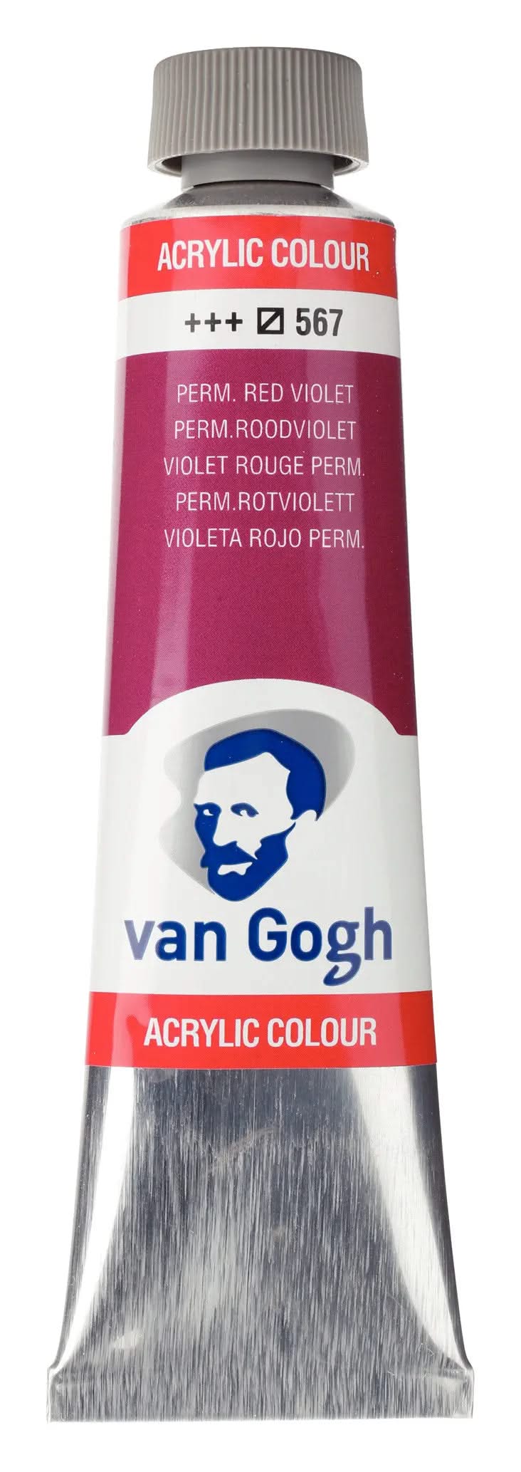 Van Gogh Acrylfarbe Tube 40 ml Permanentrotviolett 567 - Kidis Art