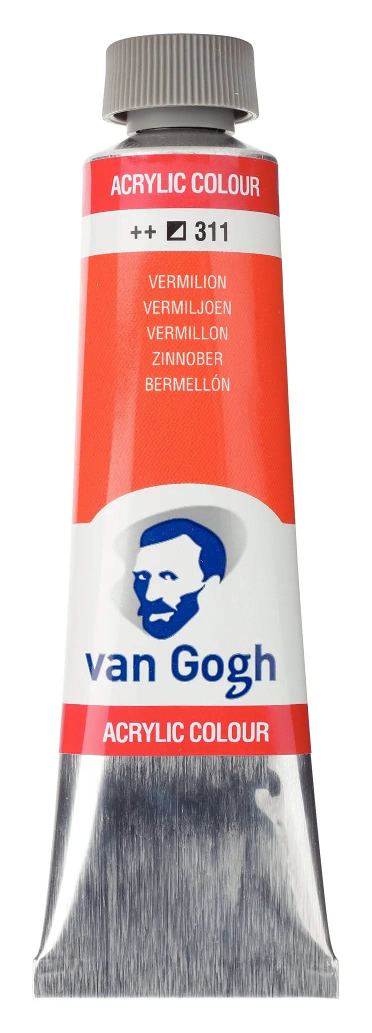 Van Gogh Acrylfarbe Tube 40 ml Zinnober 311 - Kidis Art