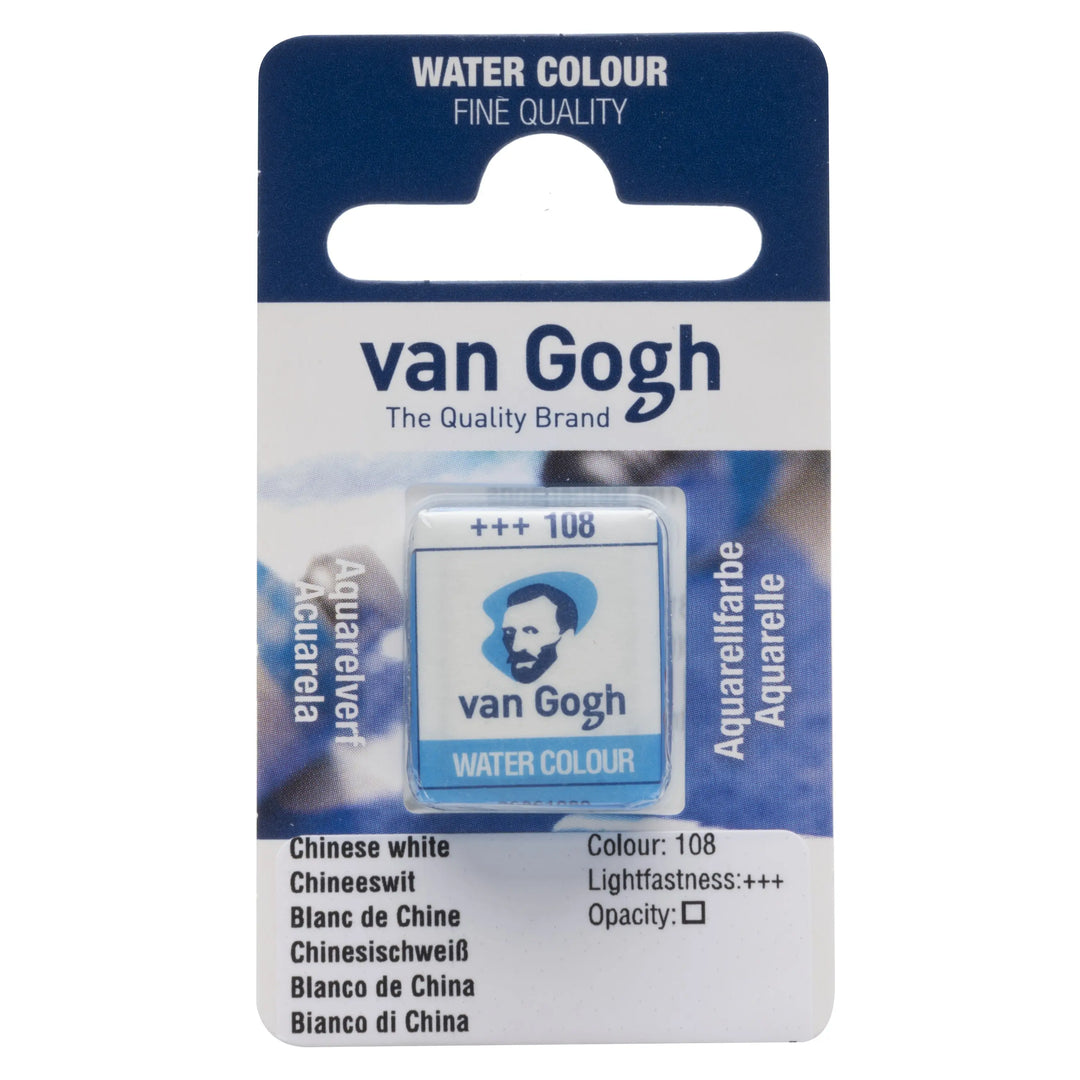 Van Gogh Aquarellfarbe Näpfchen Chinesischweiß 108
