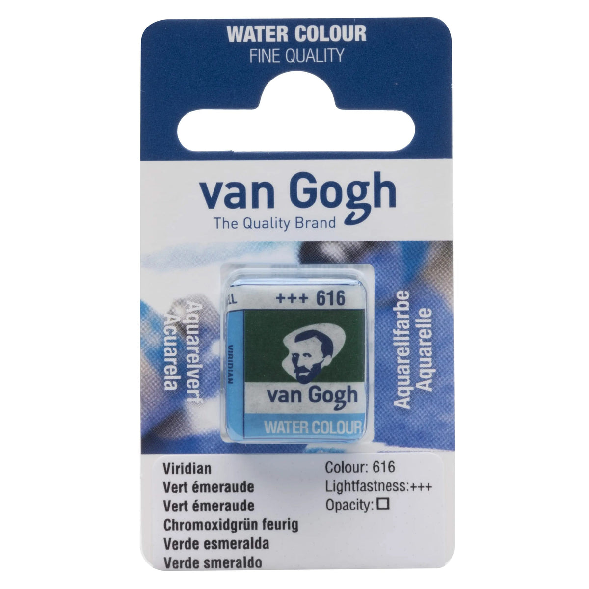 Van Gogh Aquarellfarbe Näpfchen Chromoxidgrün Feurig 616 - Kidis Art