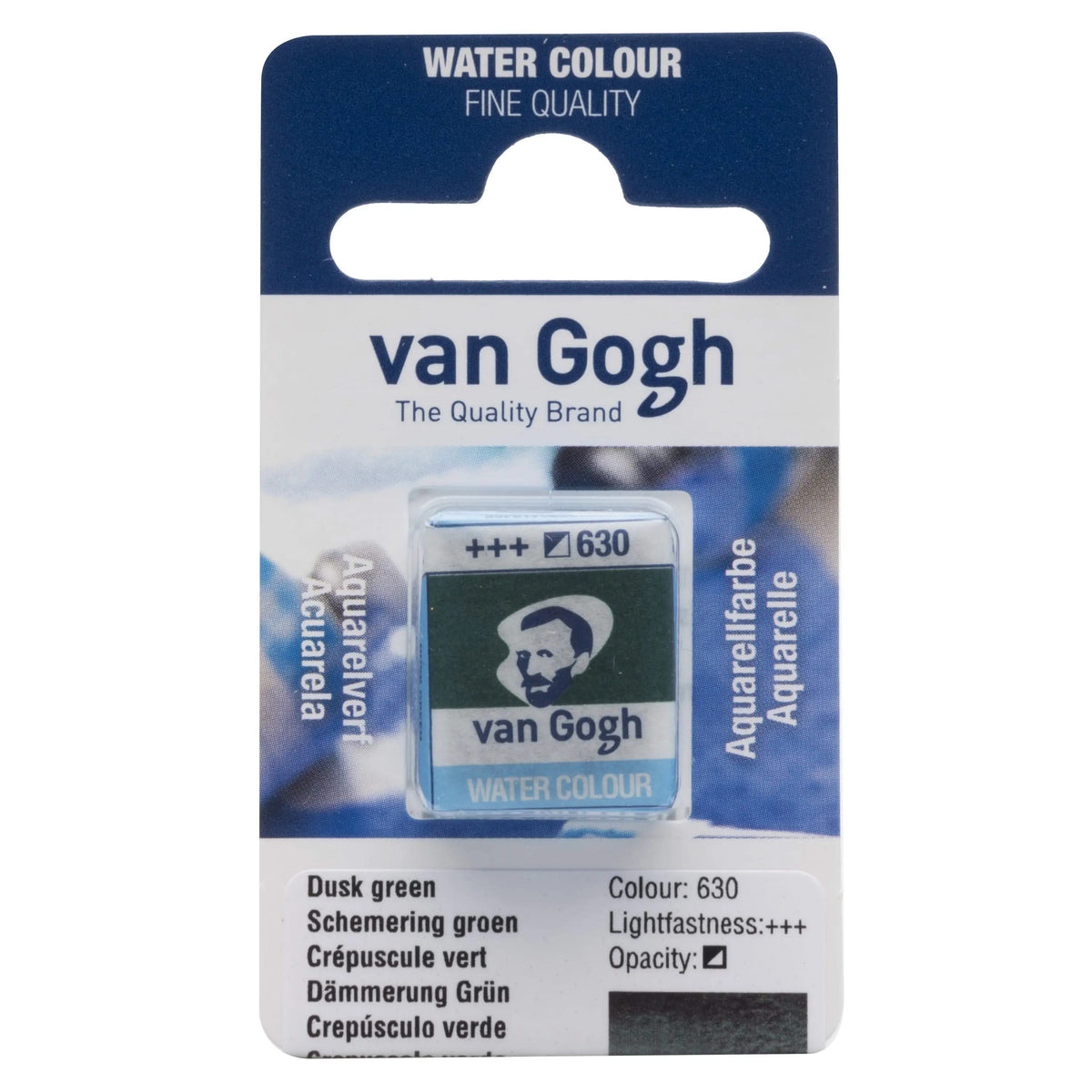 Van Gogh Aquarellfarbe Näpfchen Dämmerung Grün 630 - Kidis Art