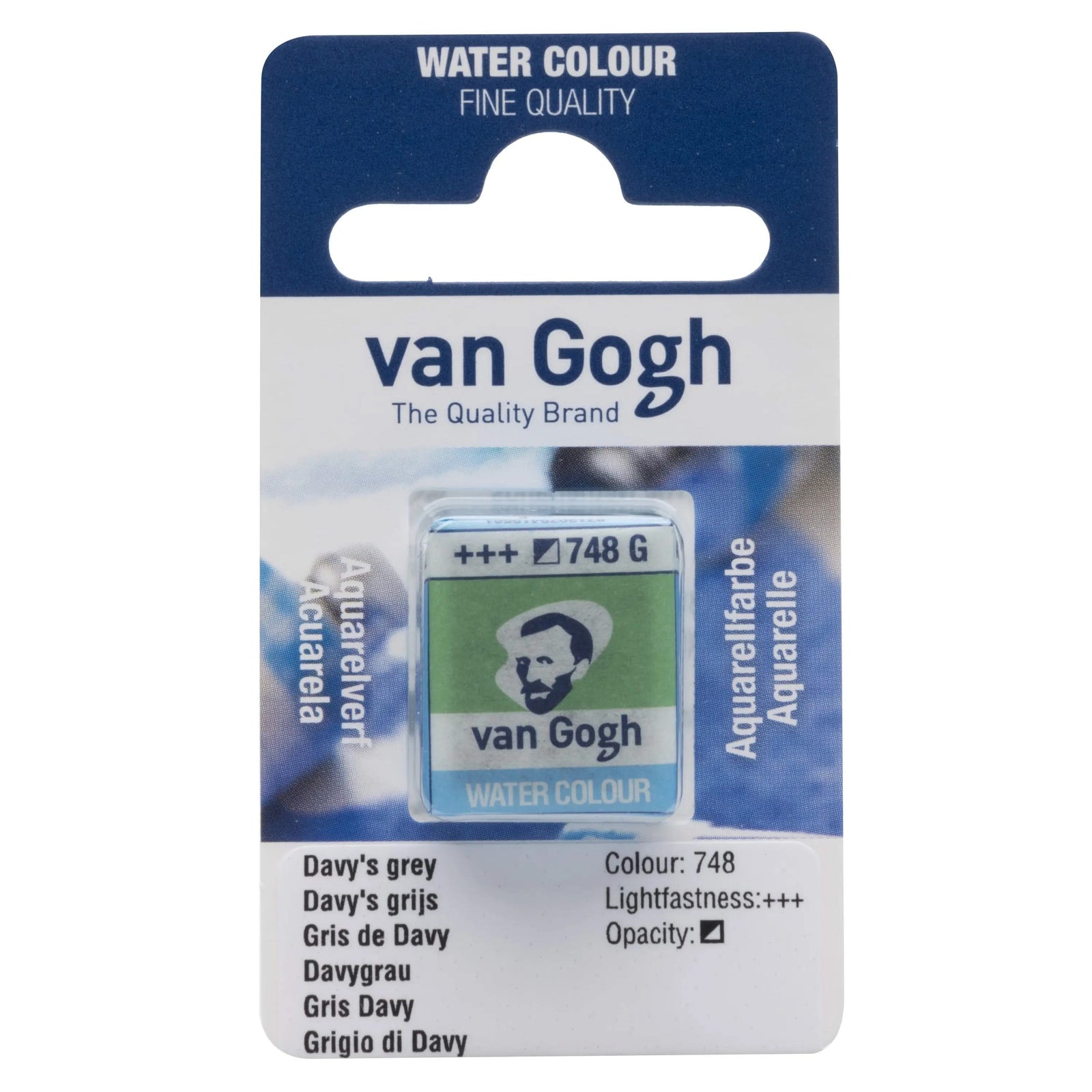 Van Gogh Aquarellfarbe Näpfchen Davygrau 748 - Kidis Art