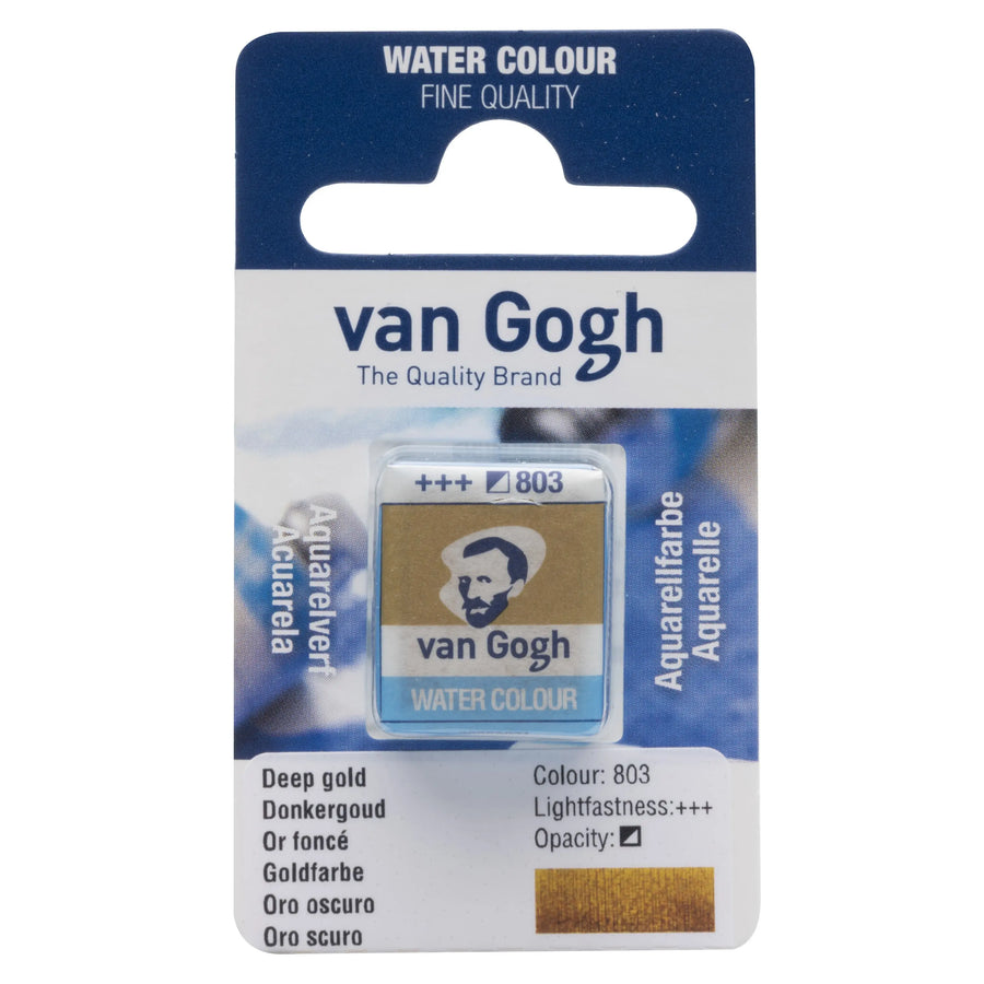 Van Gogh Aquarellfarbe Näpfchen Goldfarbe 803
