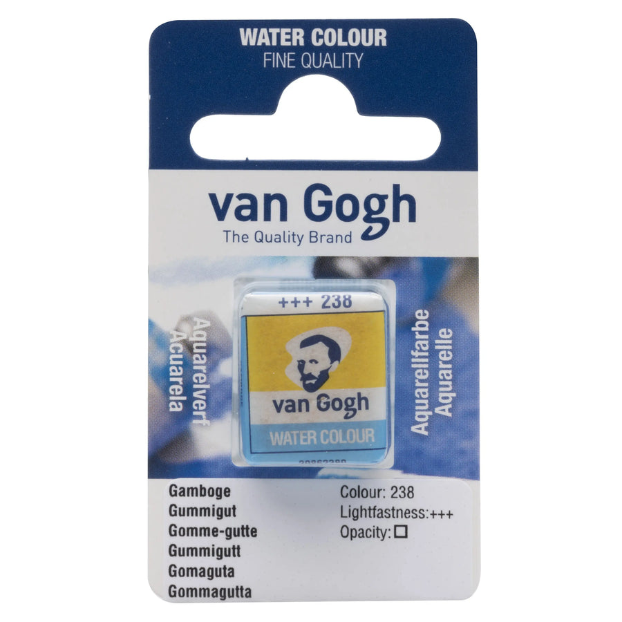 Van Gogh Aquarellfarbe Näpfchen Gummigutt 238