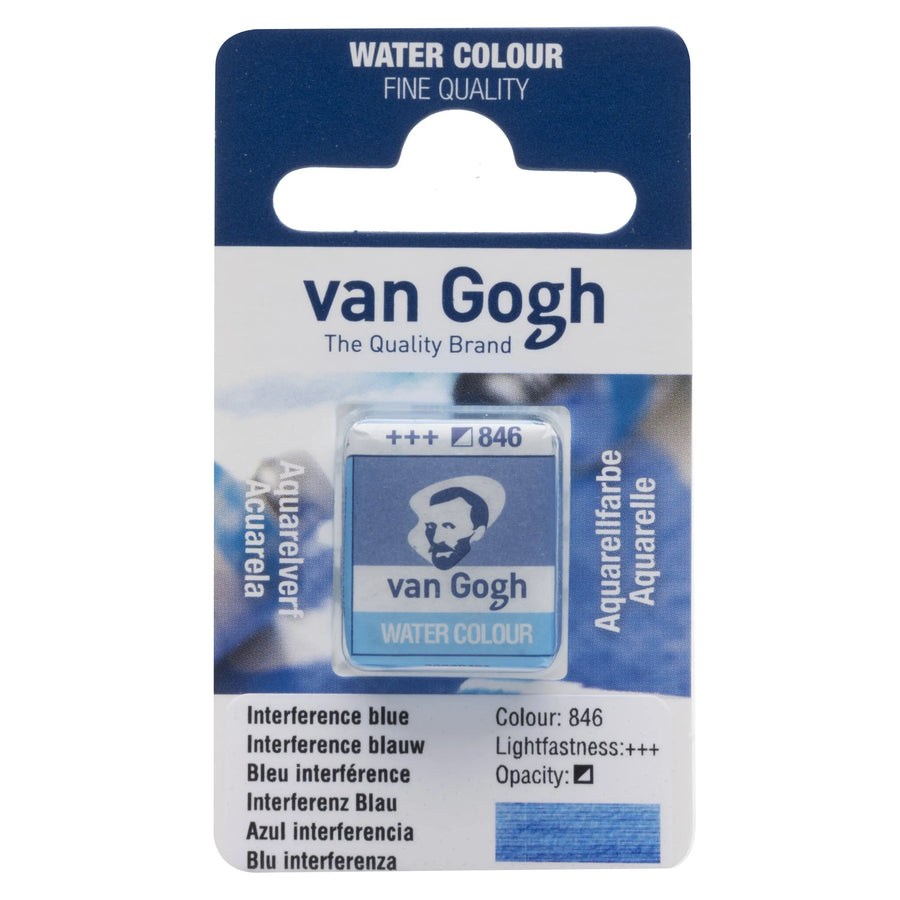 Van Gogh Aquarellfarbe Näpfchen Interferenz Blau 846