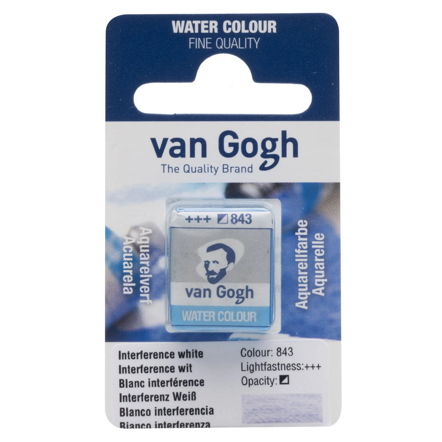 Van Gogh Aquarellfarbe Näpfchen Interferenz Weiß 843