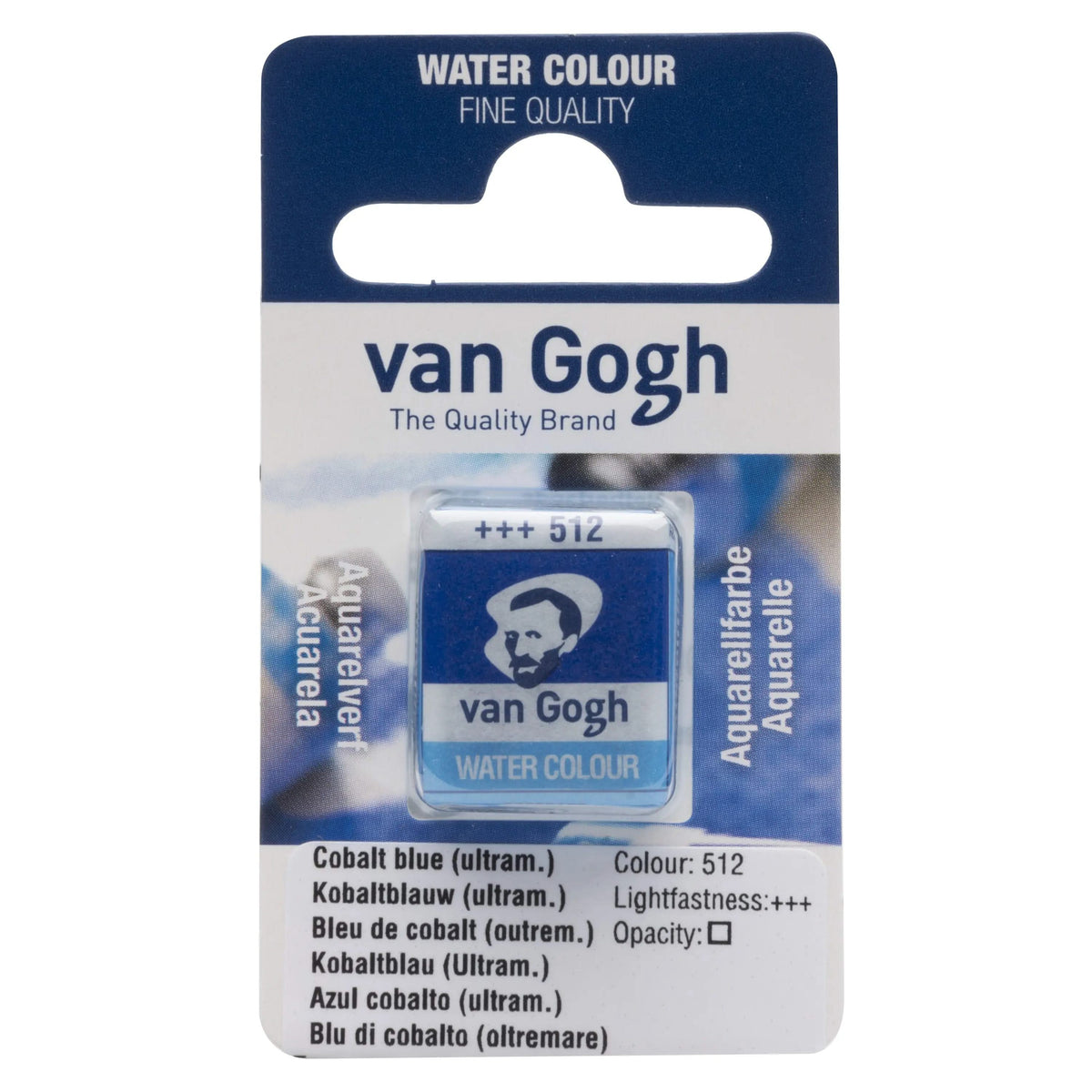 Van Gogh Aquarellfarbe Näpfchen Kobaltblau (Ultramarin) 512 - Kidis Art