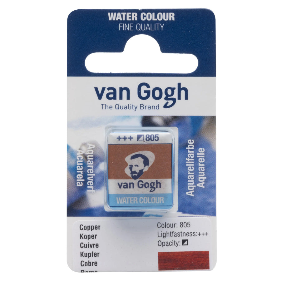 Van Gogh Aquarellfarbe Näpfchen Kupfer 805