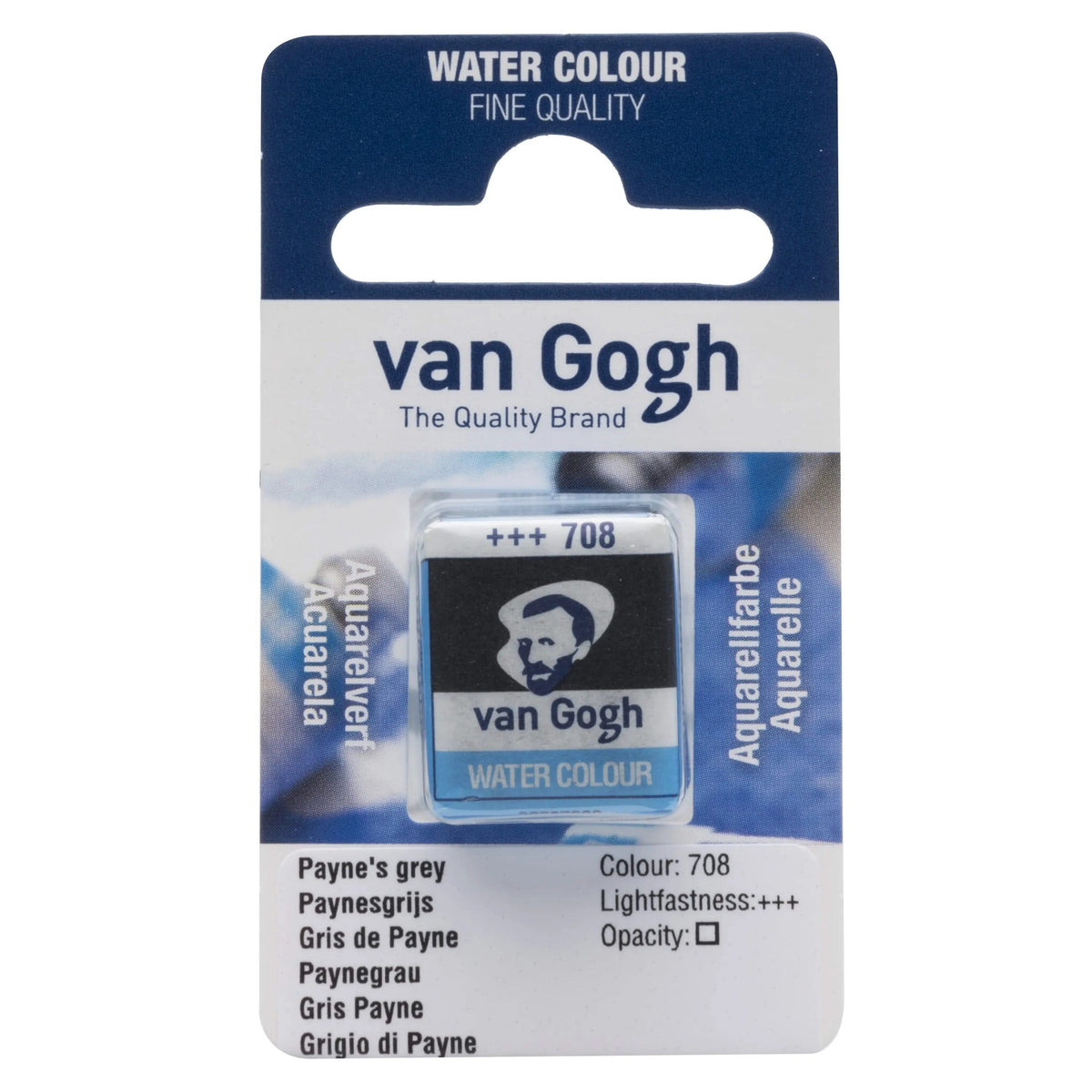 Van Gogh Aquarellfarbe Näpfchen Paynegrau 708 - Kidis Art