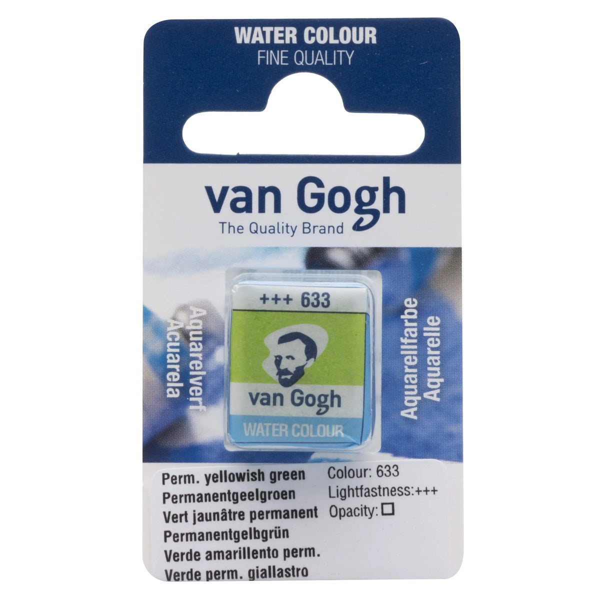 Van Gogh Aquarellfarbe Näpfchen Permanentgelbgrün 633 - Kidis Art