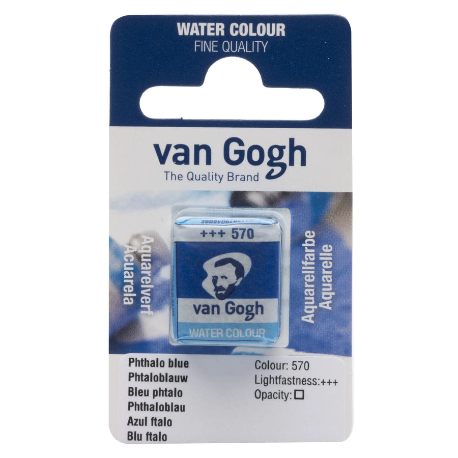 Van Gogh Aquarellfarbe Näpfchen Phthaloblau (Primär) 570