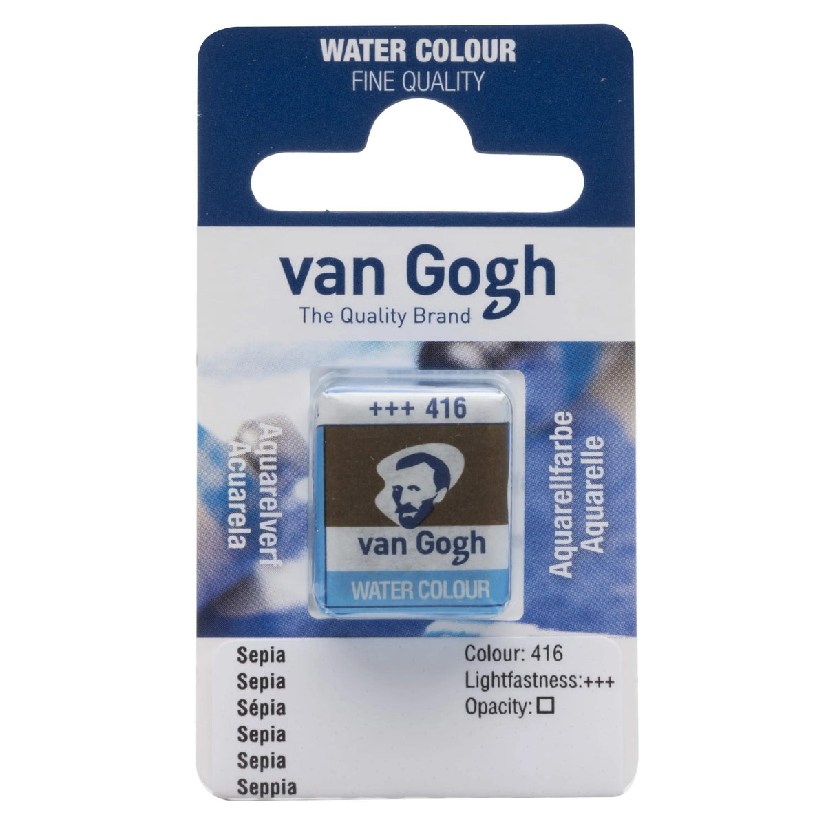 Van Gogh Aquarellfarbe Näpfchen Sepia 416 - Kidis Art