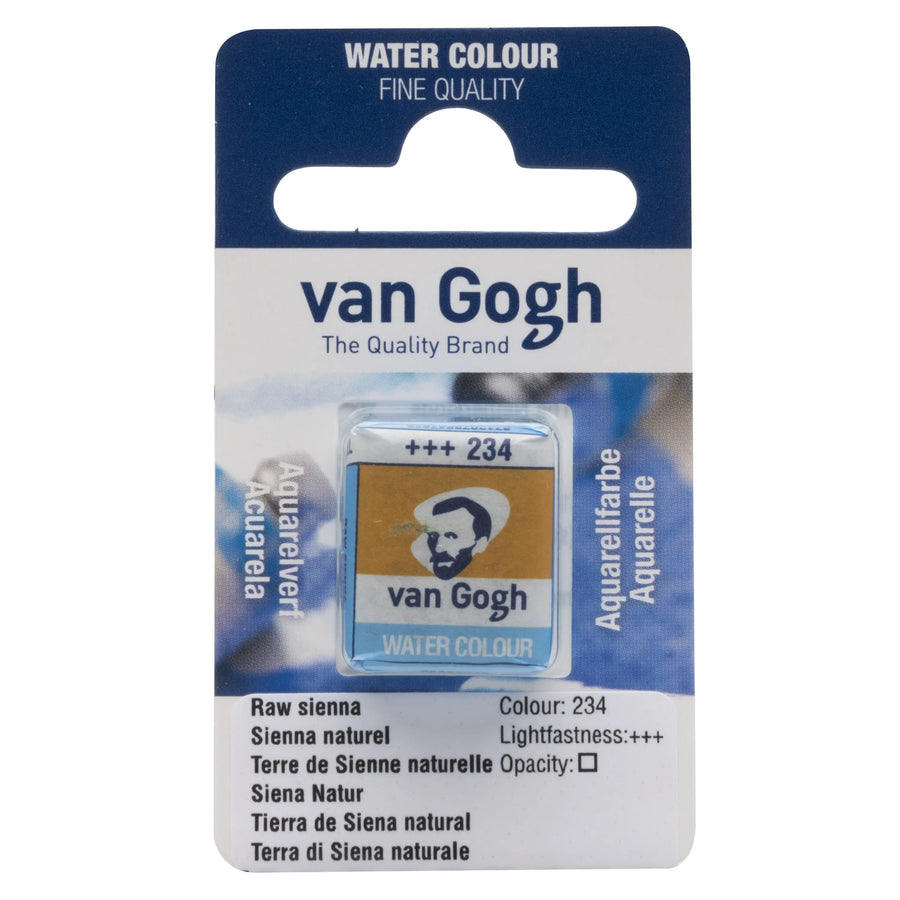 Van Gogh Aquarellfarbe Näpfchen Siena Natur 234