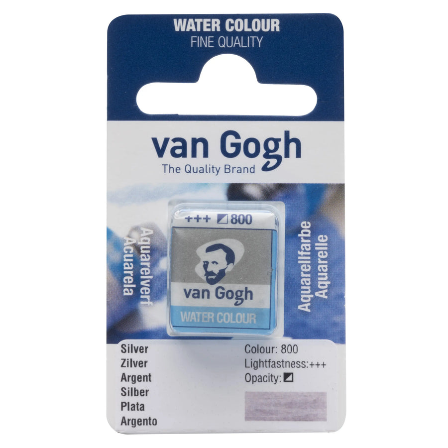 Van Gogh Aquarellfarbe Näpfchen Silber 800
