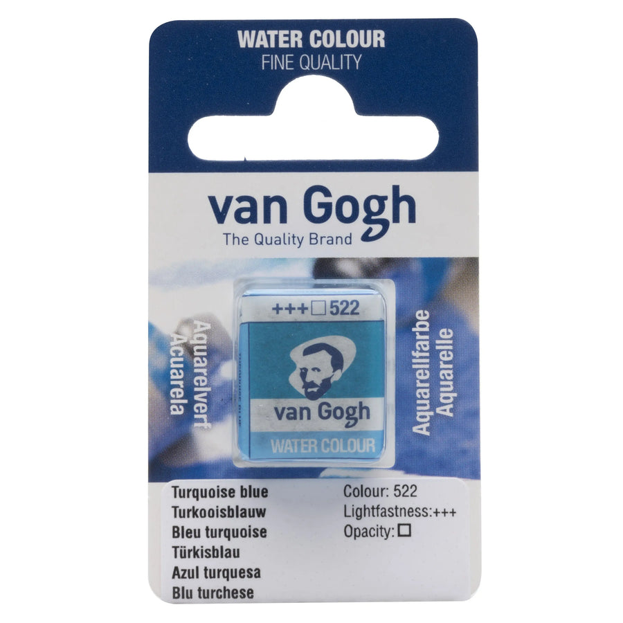 Van Gogh Aquarellfarbe Näpfchen Türkisblau 522