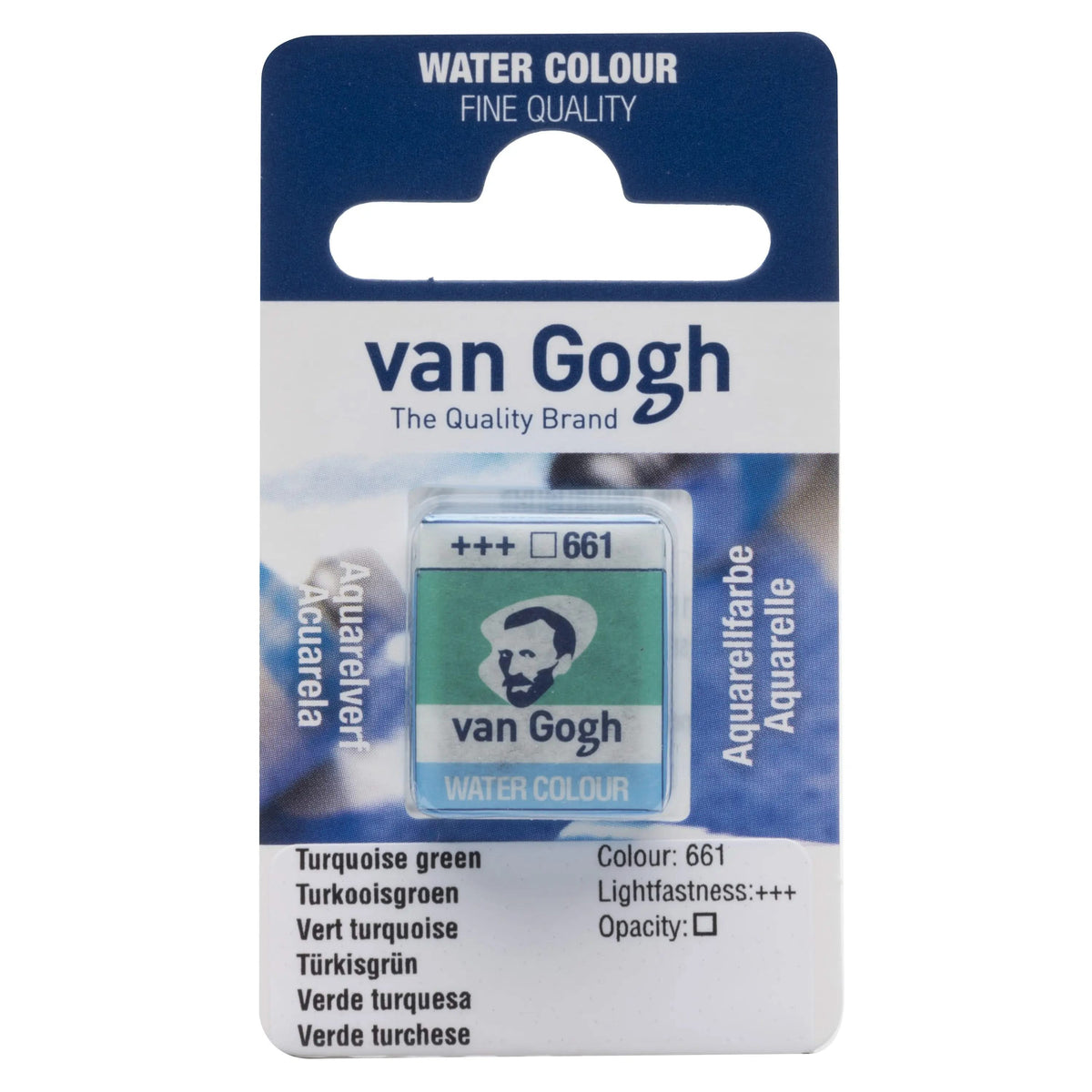 Van Gogh Aquarellfarbe Näpfchen Türkisgrün 661 - Kidis Art