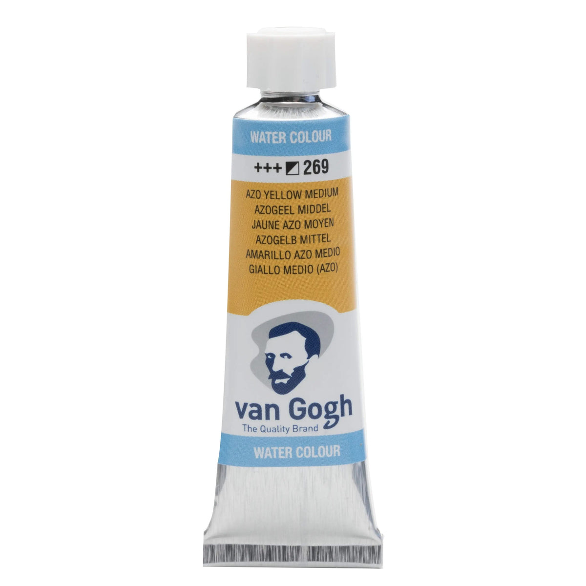 Van Gogh Aquarellfarbe Tube 10 ml Azogelb Mittel 269 - Kidis Art