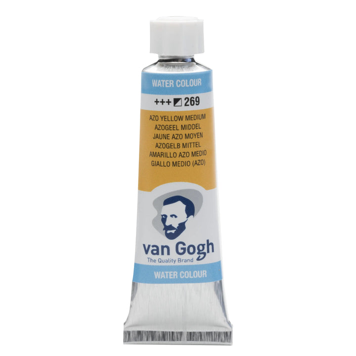 Van Gogh Aquarellfarbe Tube 10 ml Azogelb Mittel 269