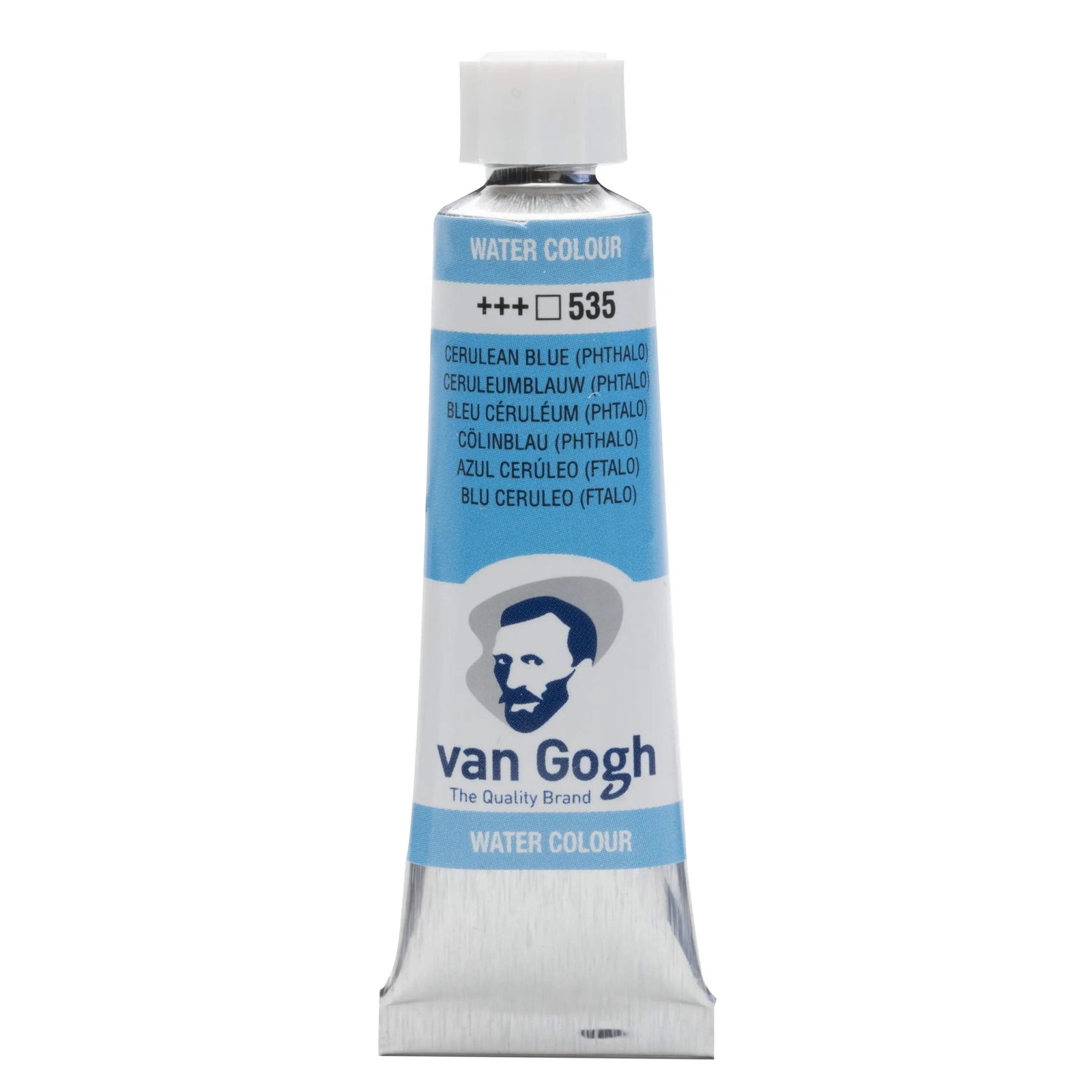 Van Gogh Aquarellfarbe Tube 10 ml Cölinblau (Phthalo) 535 - Kidis Art