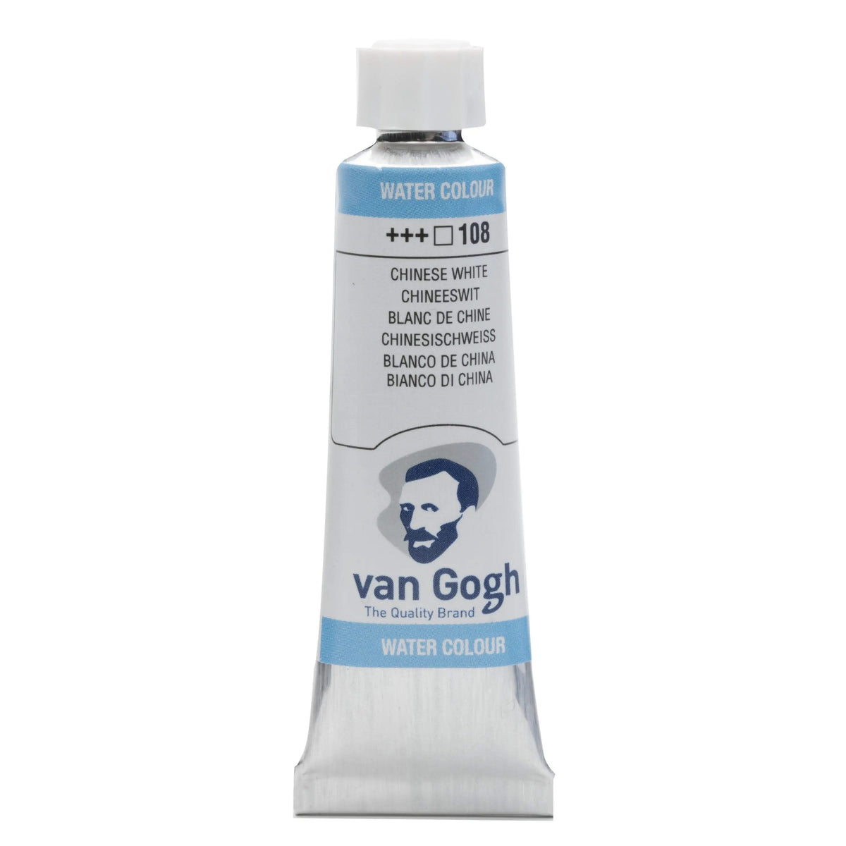Van Gogh Aquarellfarbe Tube 10 ml Chinesischweiß 108 - Kidis Art