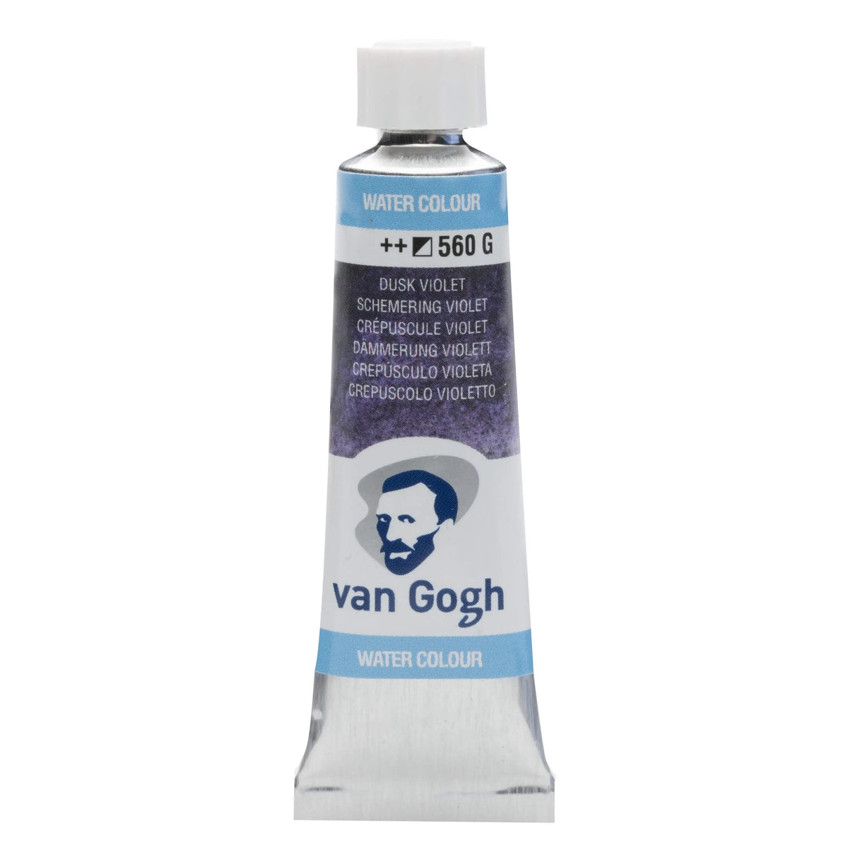 Van Gogh Aquarellfarbe Tube 10 ml Dämmerung Violett 560 - Kidis Art