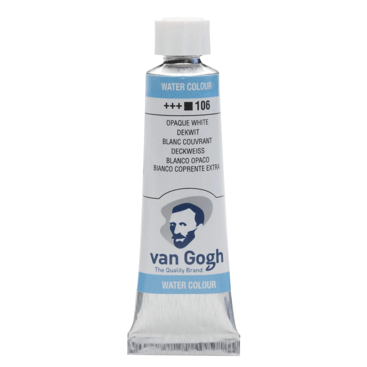Van Gogh Aquarellfarbe Tube 10 ml Deckweiß 106 - Kidis Art