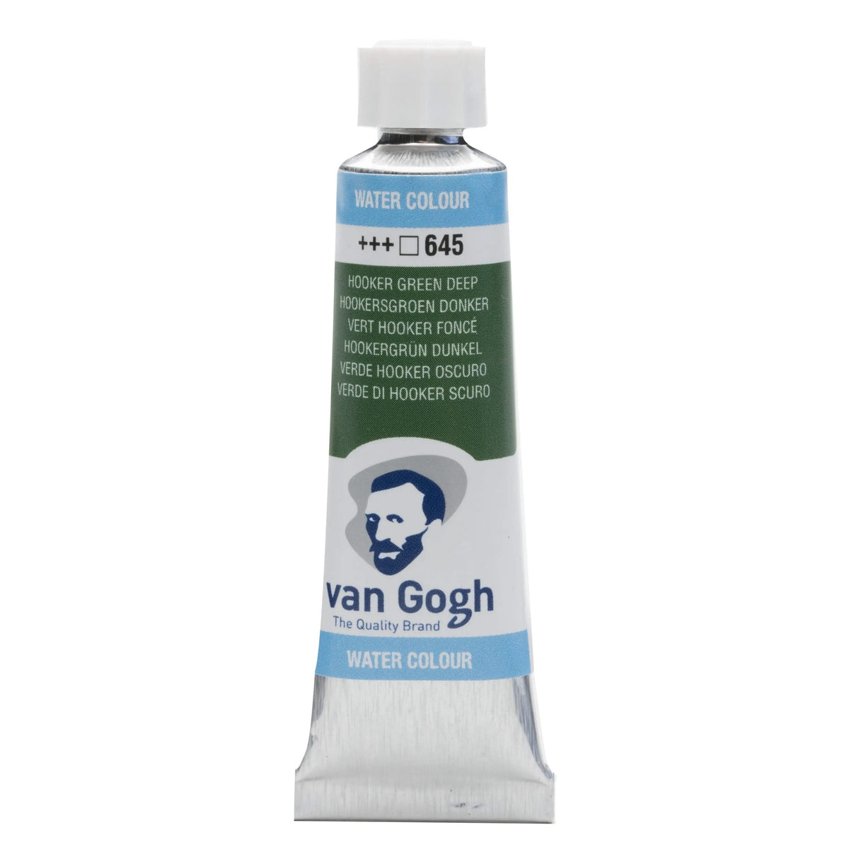 Van Gogh Aquarellfarbe Tube 10 ml Hookergrün Dunkel 645 - Kidis Art