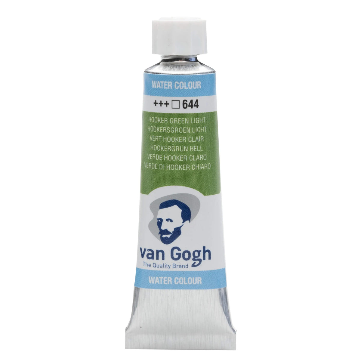 Van Gogh Aquarellfarbe Tube 10 ml Hookergrün Hell 644 - Kidis Art