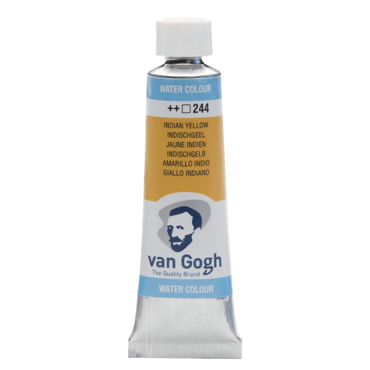 Van Gogh Aquarellfarbe Tube 10 ml Indischgelb 244 - Kidis Art