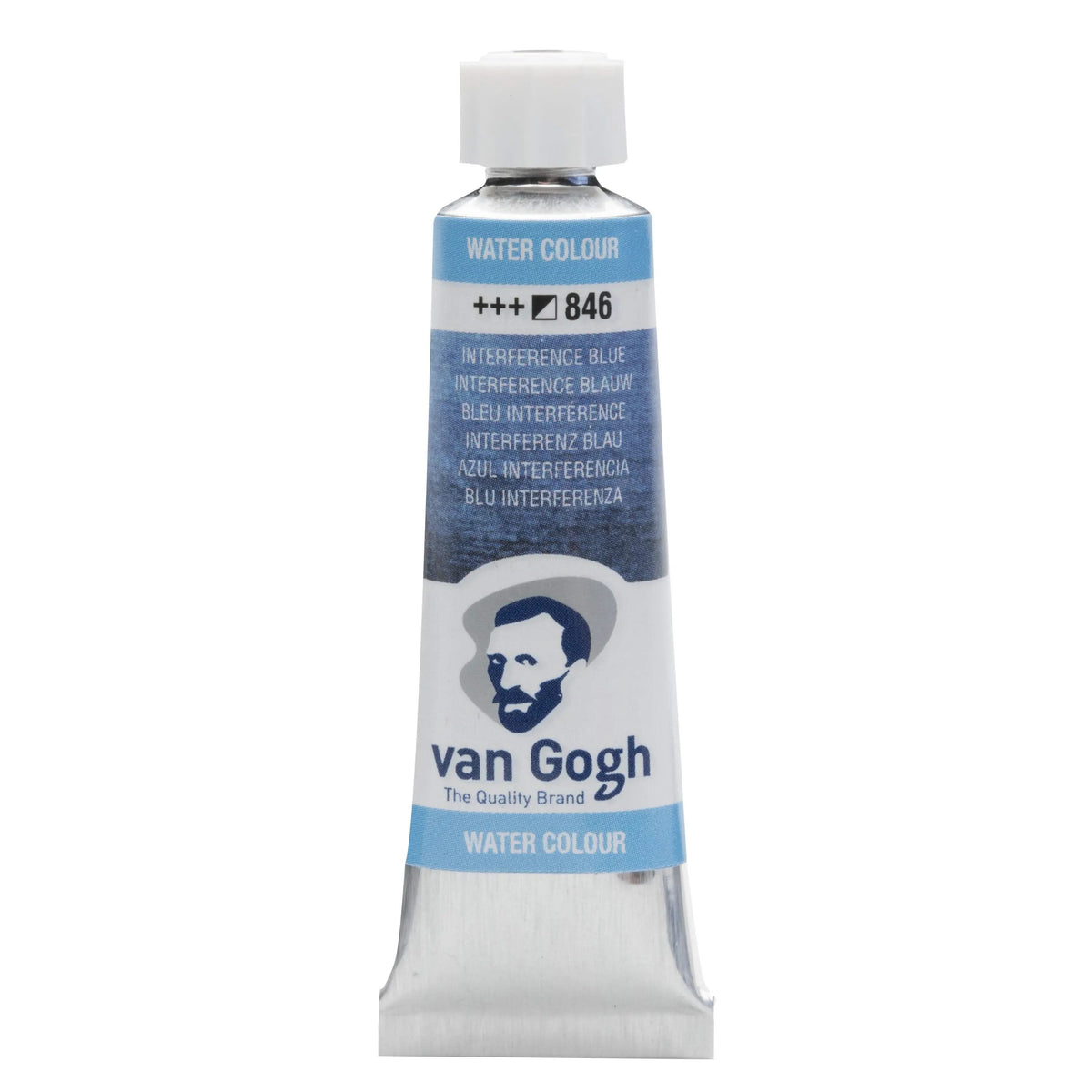 Van Gogh Aquarellfarbe Tube 10 ml Interferenz Blau 846 - Kidis Art