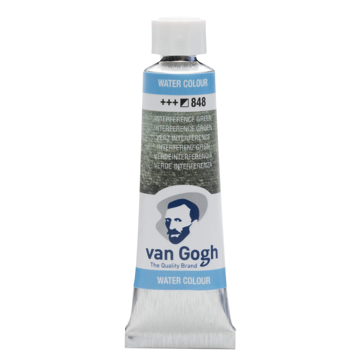 Van Gogh Aquarellfarbe Tube 10 ml Interferenz Grün 848 - Kidis Art
