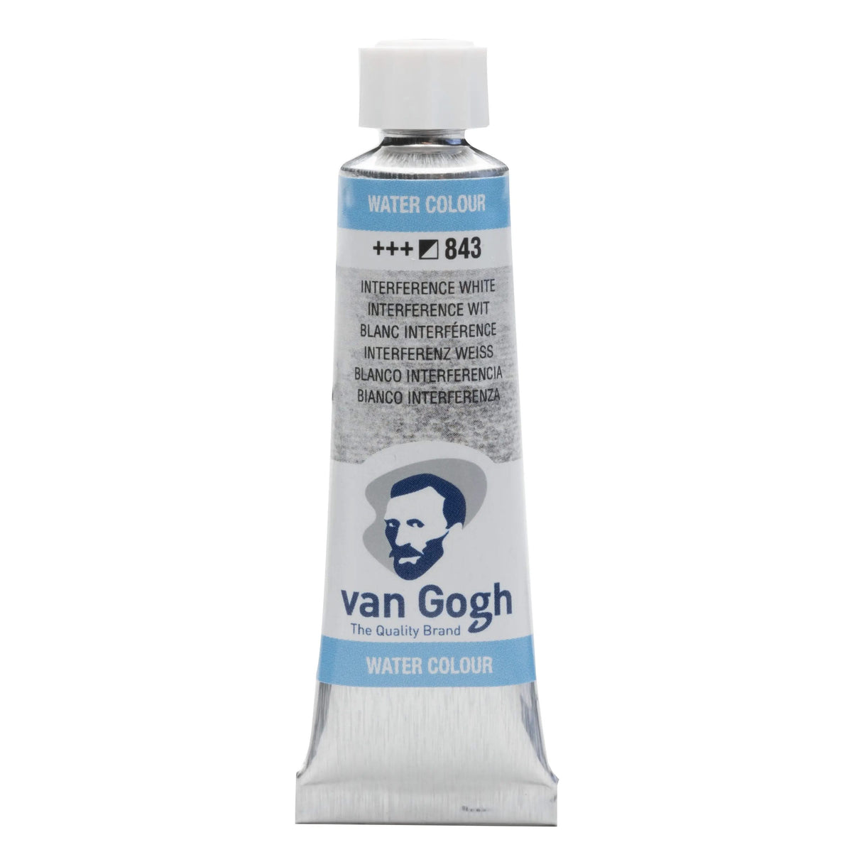 Van Gogh Aquarellfarbe Tube 10 ml Interferenz Weiß 843 - Kidis Art