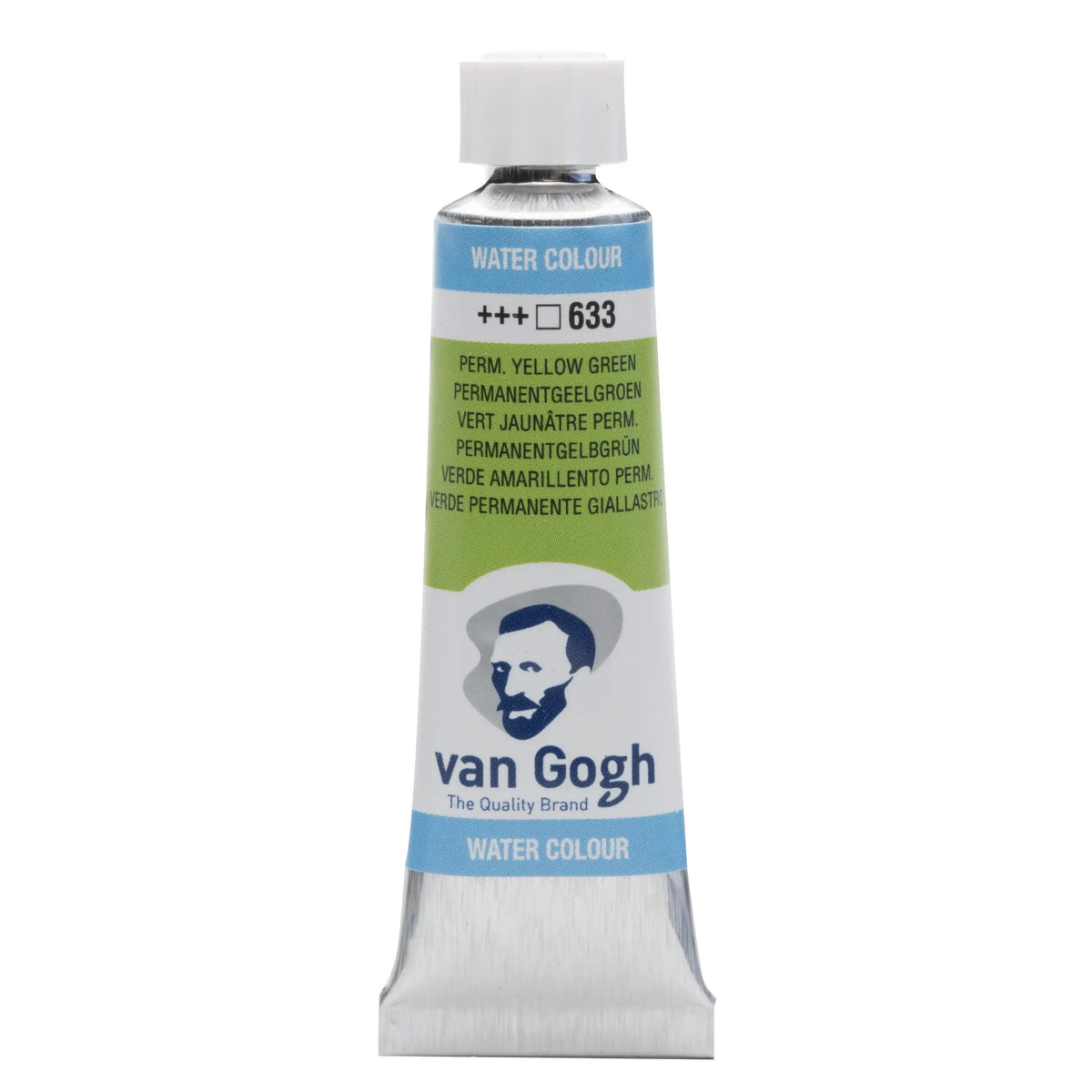 Van Gogh Aquarellfarbe Tube 10 ml Permanentgelbgrün 633 - Kidis Art