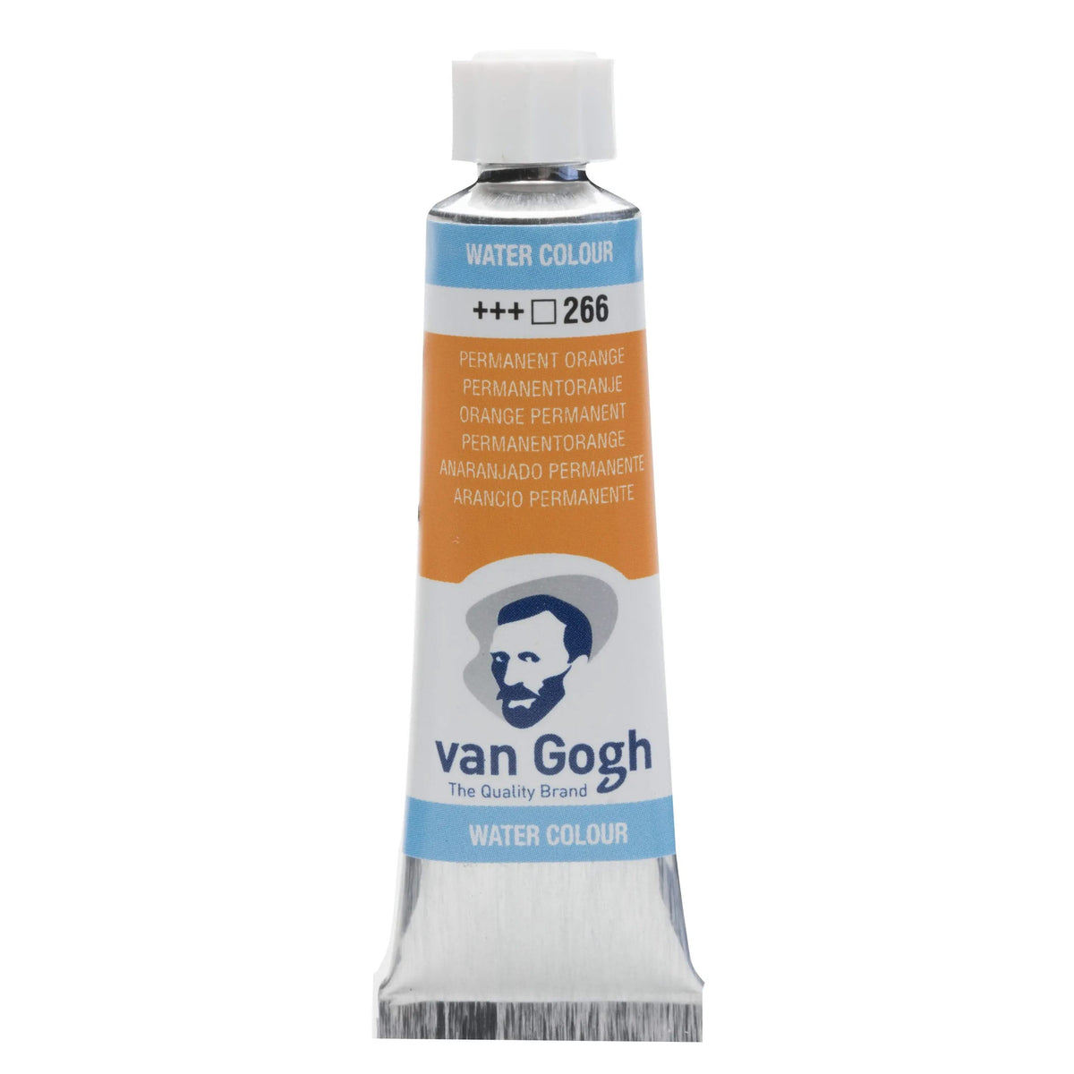 Van Gogh Aquarellfarbe Tube 10 ml Permanentorange 266 - Kidis Art