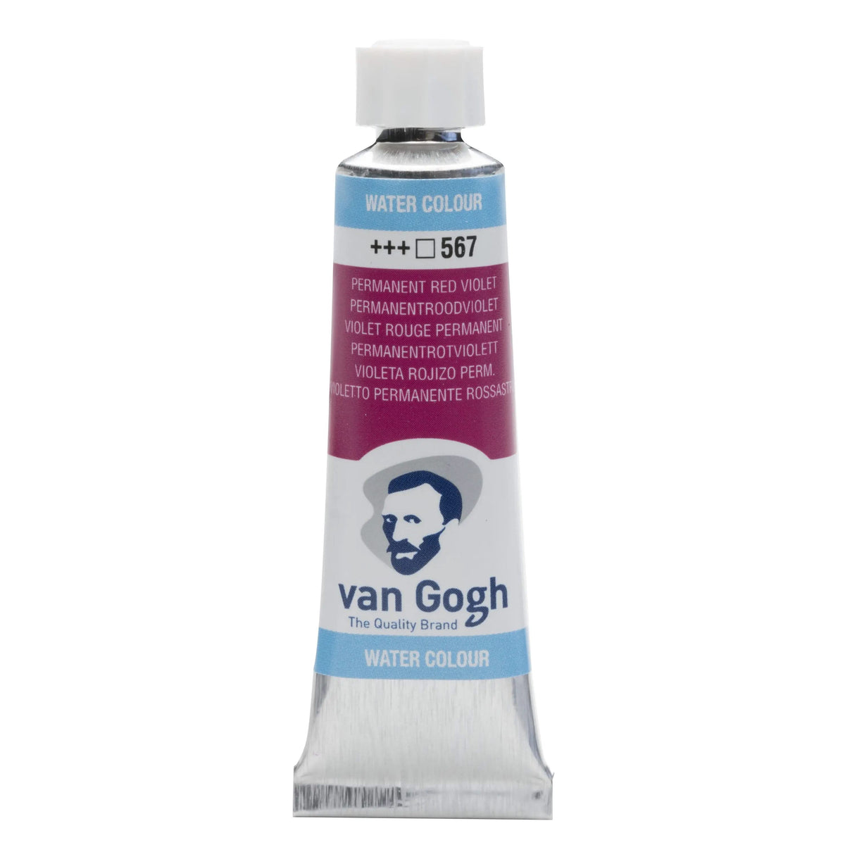 Van Gogh Aquarellfarbe Tube 10 ml Permanentrotviolett 567 - Kidis Art