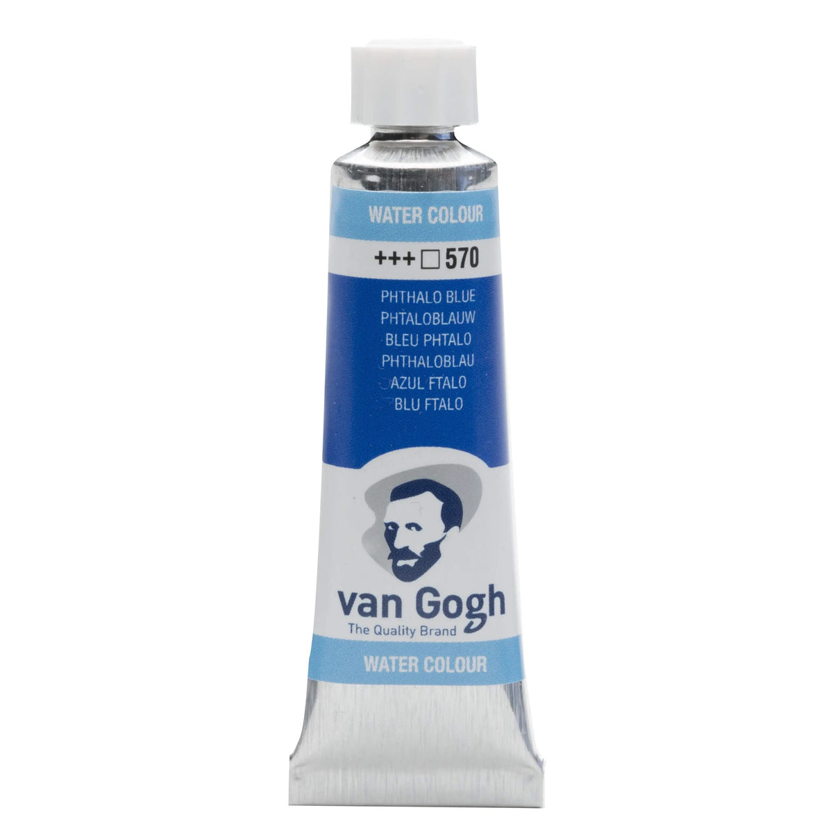 Van Gogh Aquarellfarbe Tube 10 ml Phthaloblau (Primär) 570 - Kidis Art